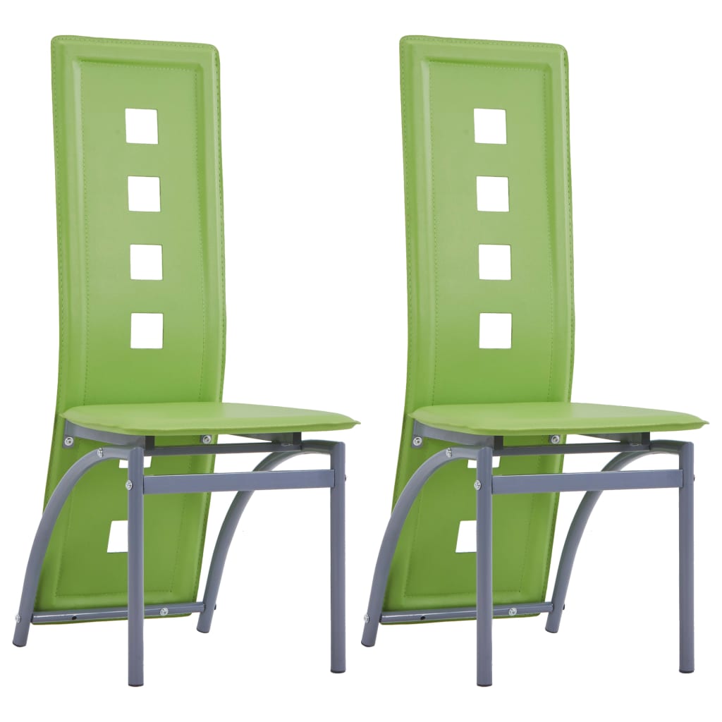 Chaises de salle à manger 6 pcs simili cuir