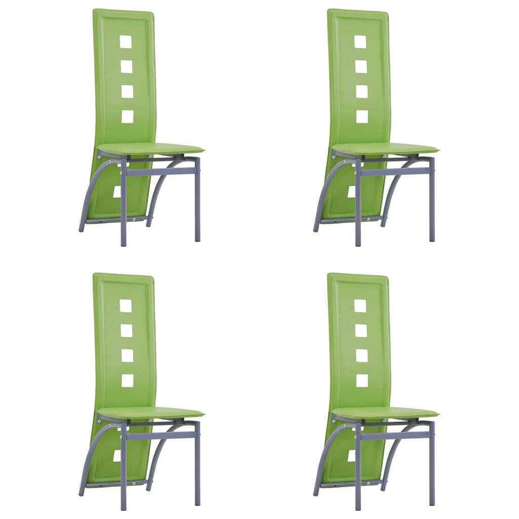 Chaises de salle à manger 6 pcs simili cuir