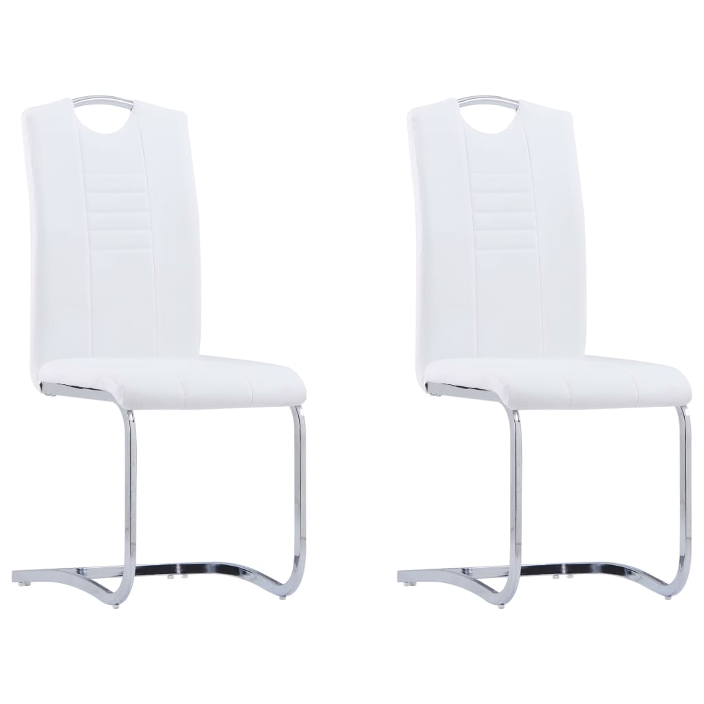 Chaises de salle à manger 2 pcs simili cuir