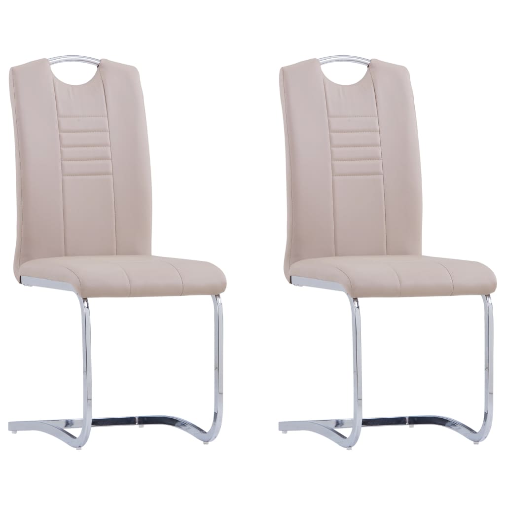 Chaises de salle à manger 2 pcs simili cuir