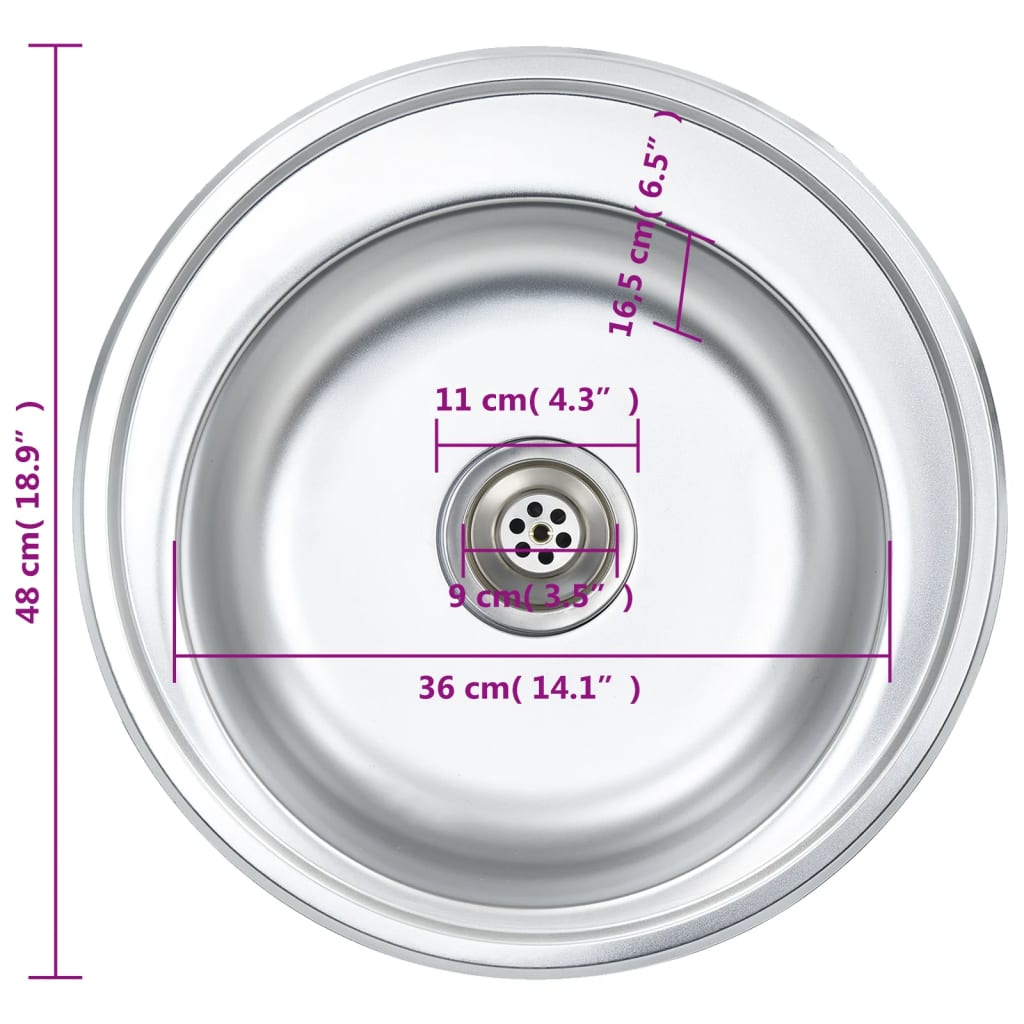 Évier double cuve avec vidage et col de cygne en acier inoxydable