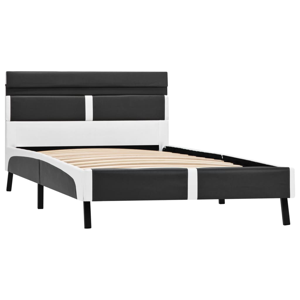 Bedframe met LED kunstleer 120x200 cm