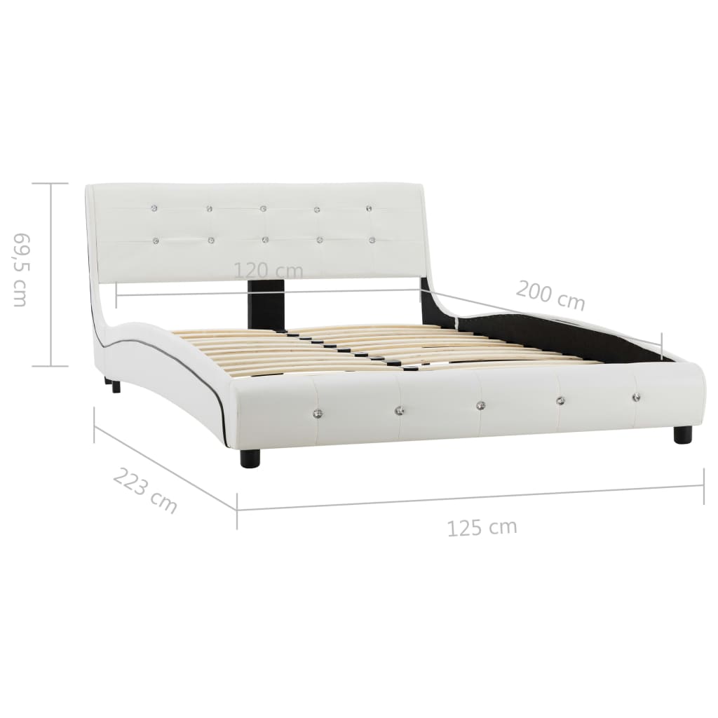 Bedframe kunstleer 140x200 cm