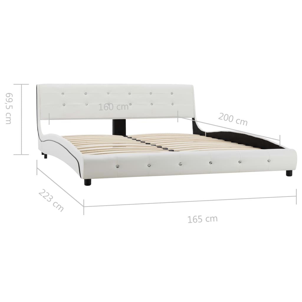 Bedframe kunstleer 140x200 cm