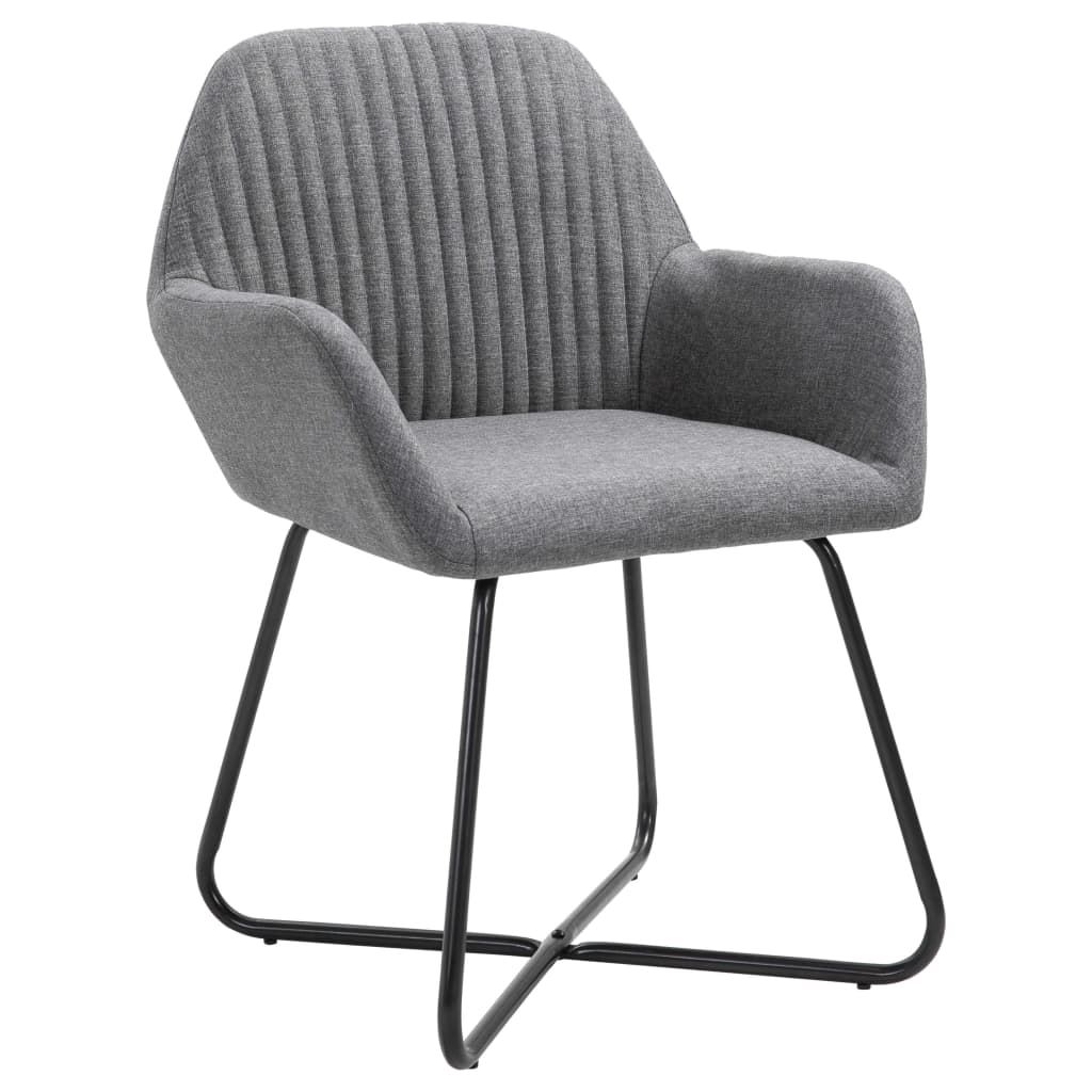 Eetkamerstoelen 4 st stof