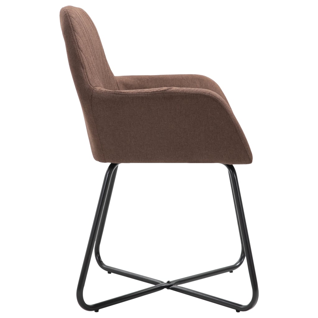 Eetkamerstoelen 2 st stof