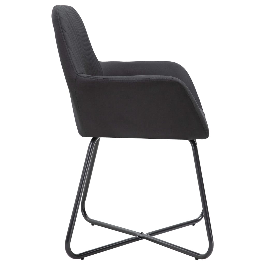 Eetkamerstoelen 4 st stof