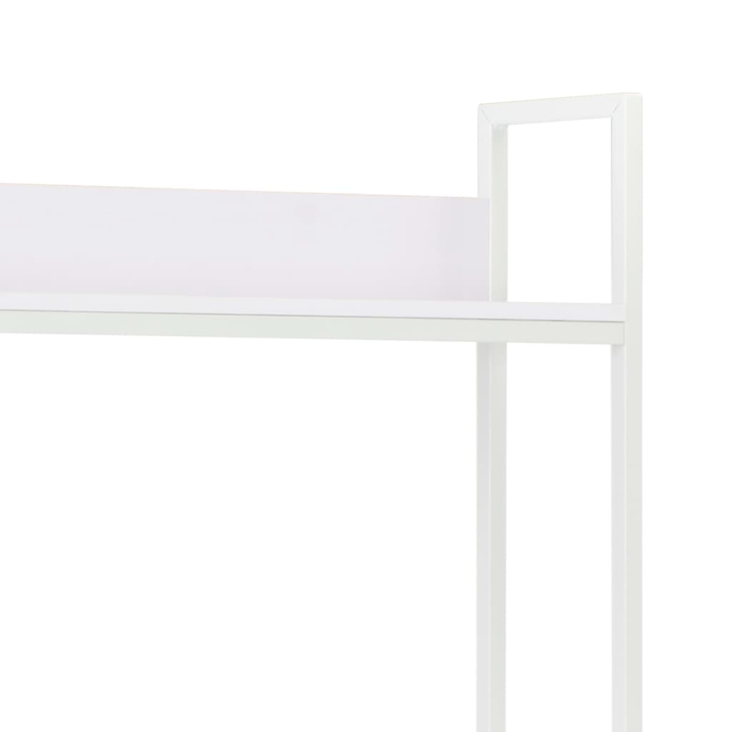 Bureau d'ordinateur 120x72x70 cm blanc