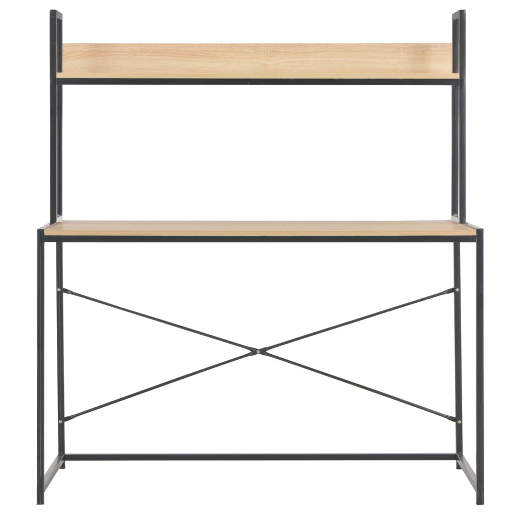 Bureau d'ordinateur 120x72x70 cm blanc