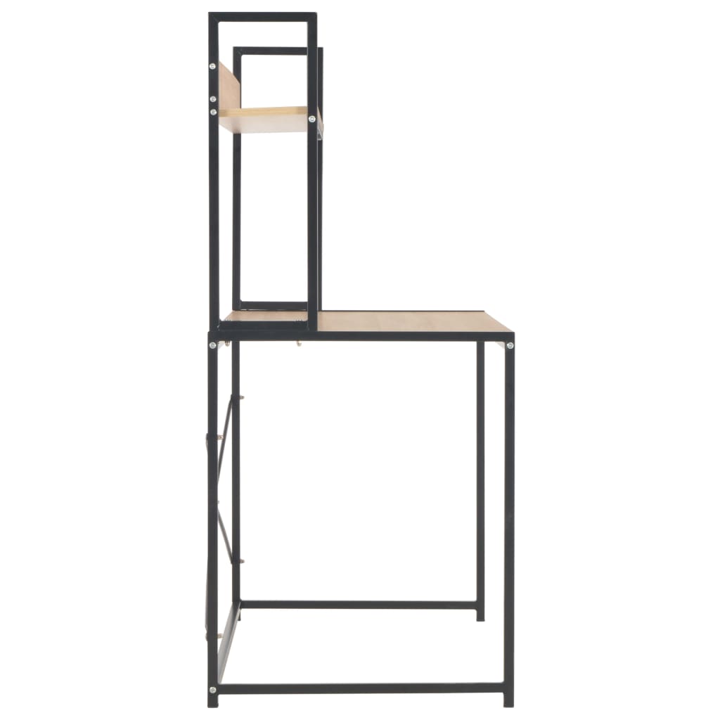 Bureau d'ordinateur 120x72x70 cm blanc