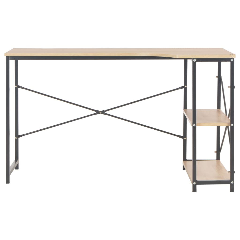 Bureau d'ordinateur 120x72x70 cm blanc