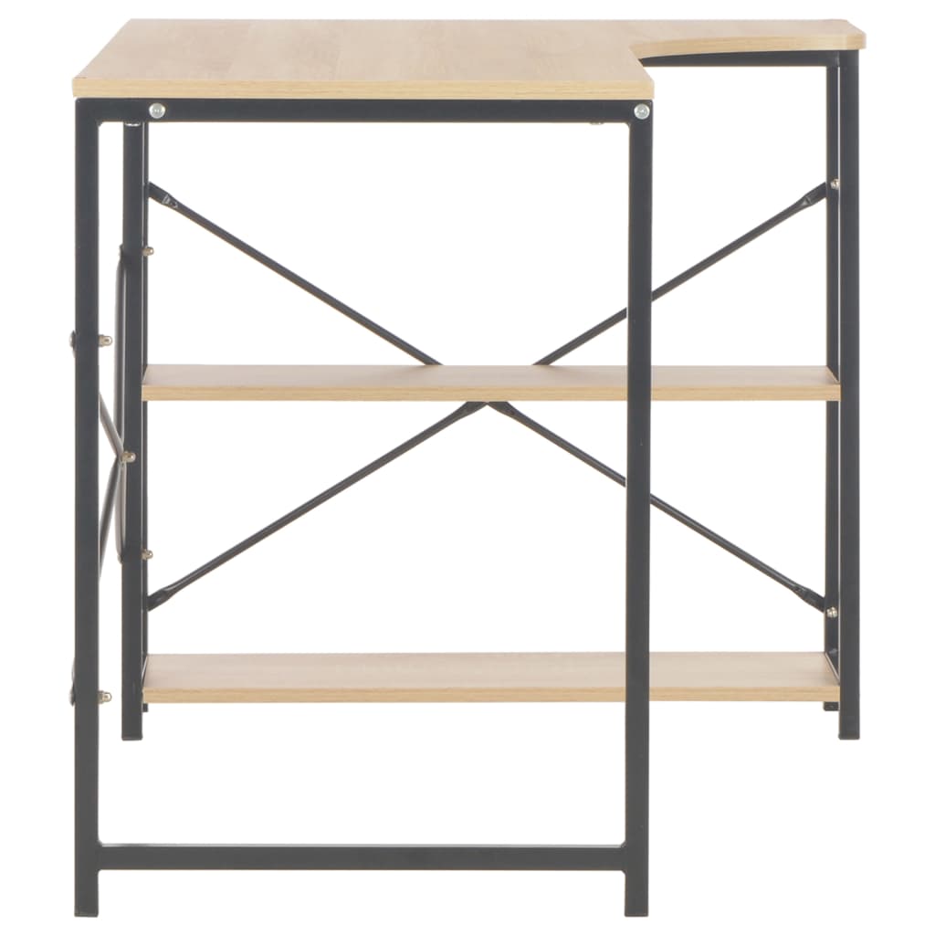 Bureau d'ordinateur 120x72x70 cm blanc