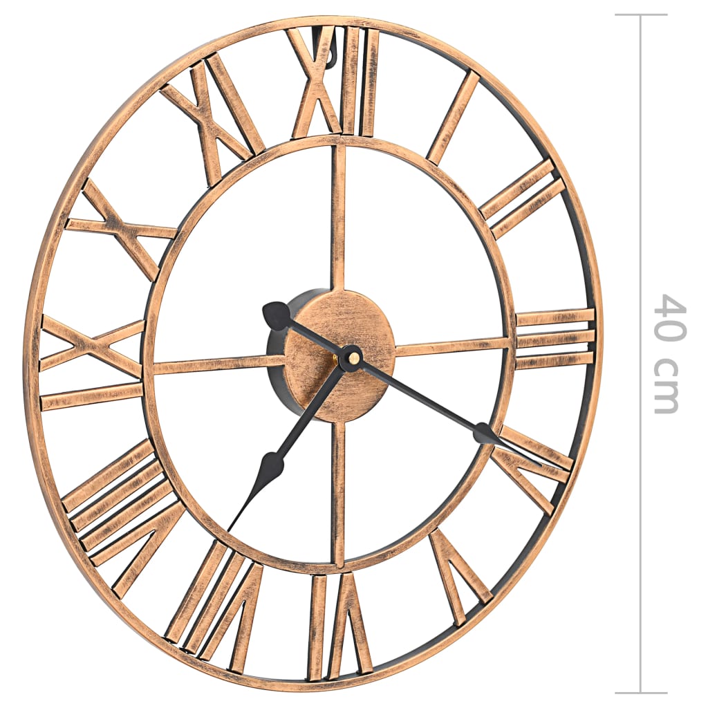 Horloge murale 58 cm en métal