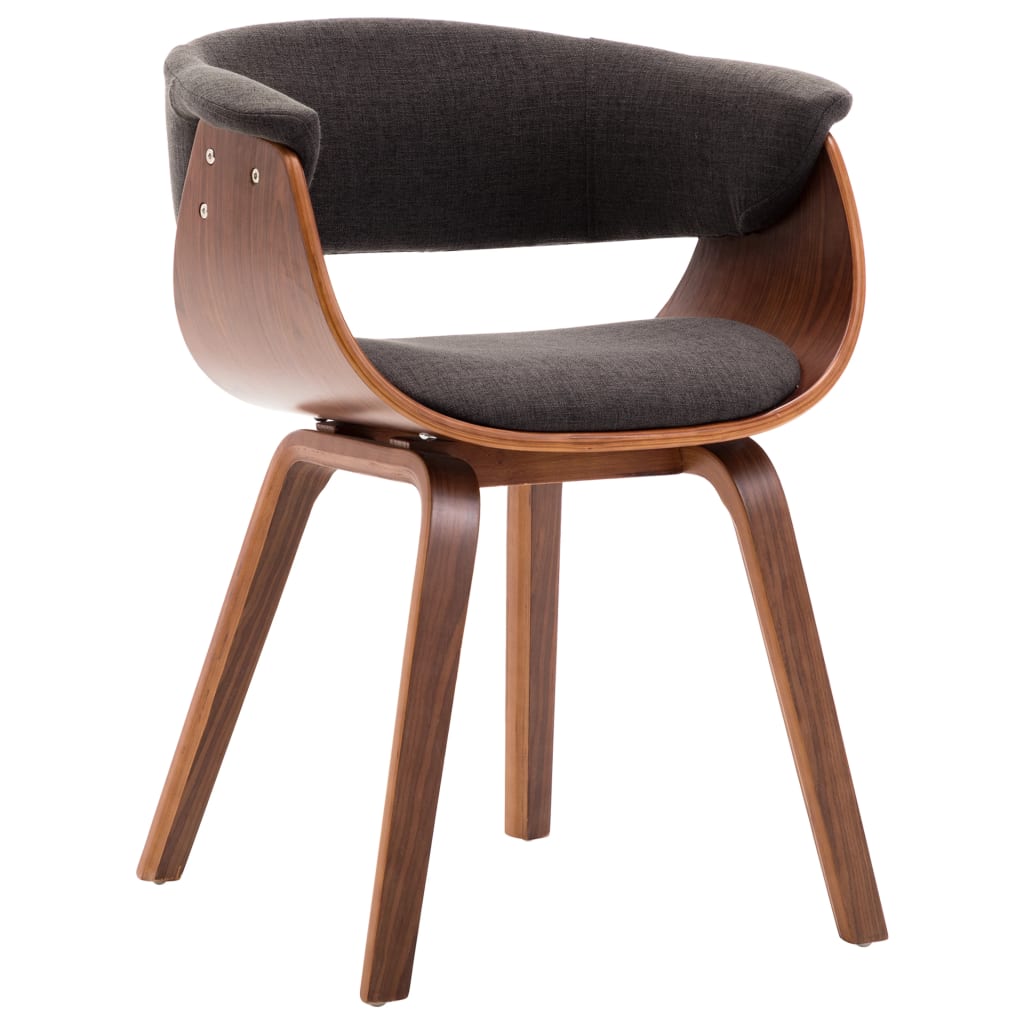 Eetkamerstoelen 6 st gebogen hout kunstleer