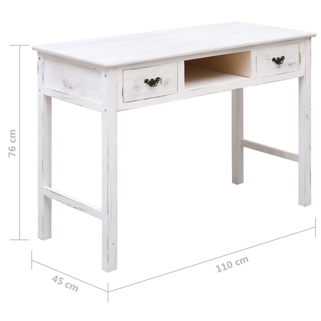 Table murale 110x45x76 cm bois