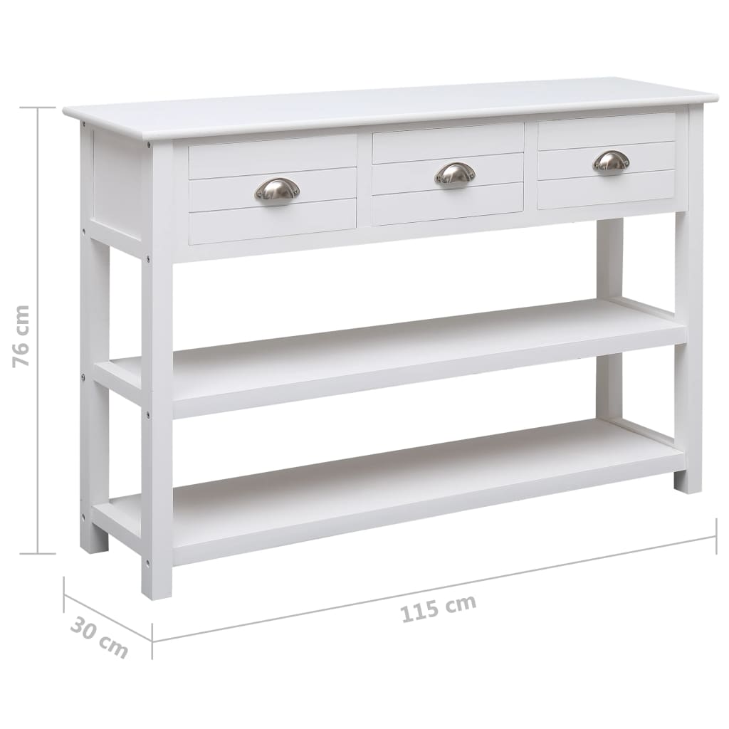 Buffet 115x30x76 cm bois