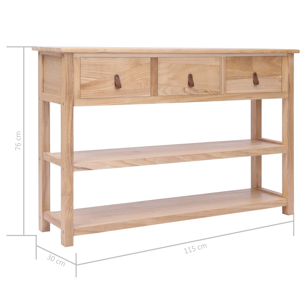 Buffet 115x30x76 cm bois