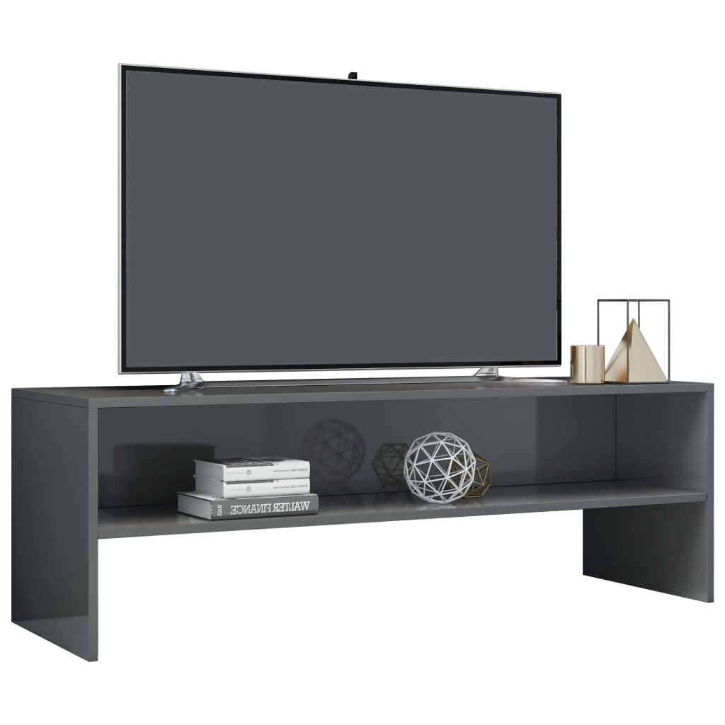 Meuble TV 120x40x40 cm en bois travaillé