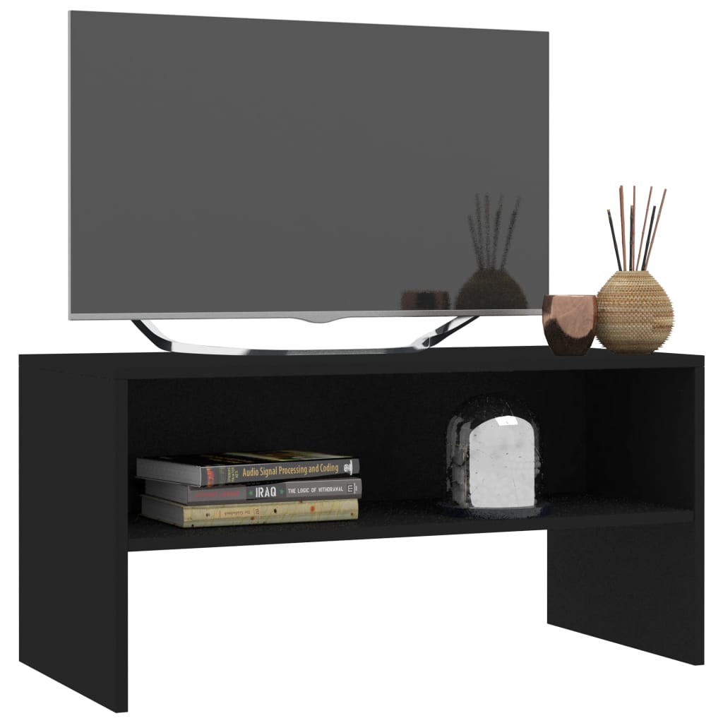 Meuble TV 80x40x40 cm en bois travaillé