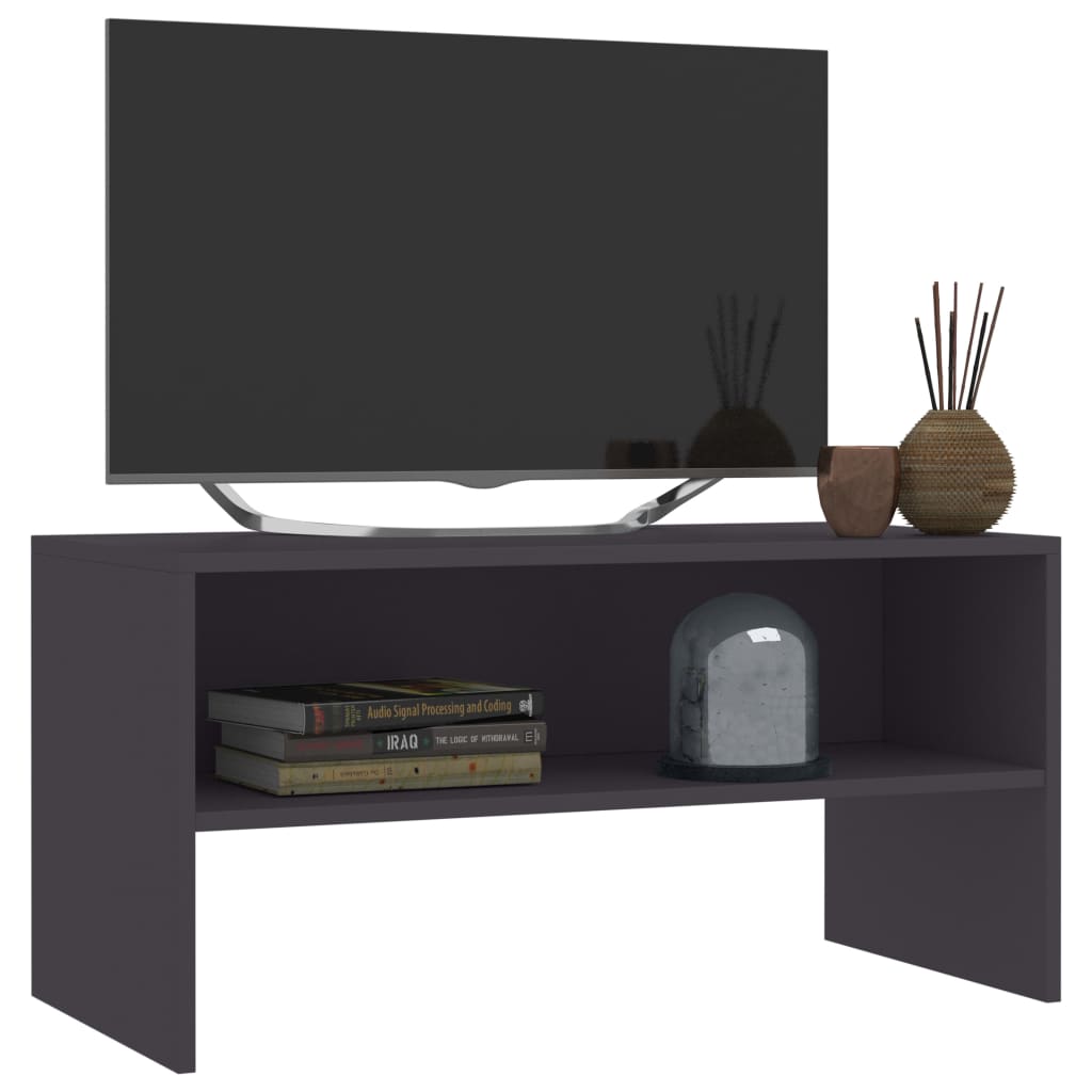 Meuble TV 80x40x40 cm en bois travaillé