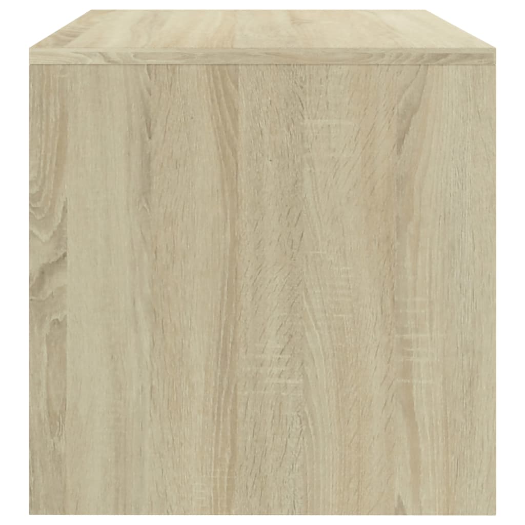 Tv-meubel 80x40x40 cm bewerkt hout grijs sonoma eikenkleurig