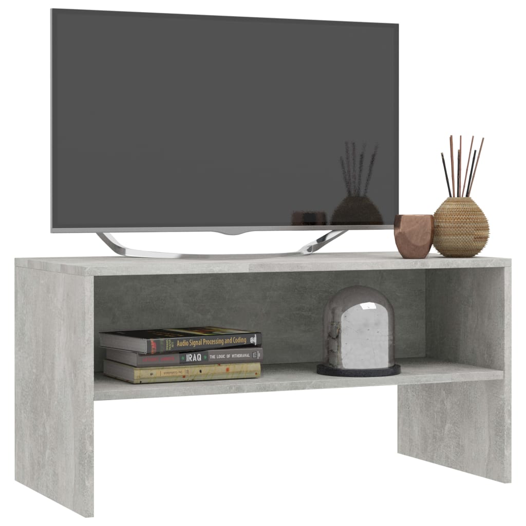 Tv-meubel 80x40x40 cm bewerkt hout artisanaal eikenkleur