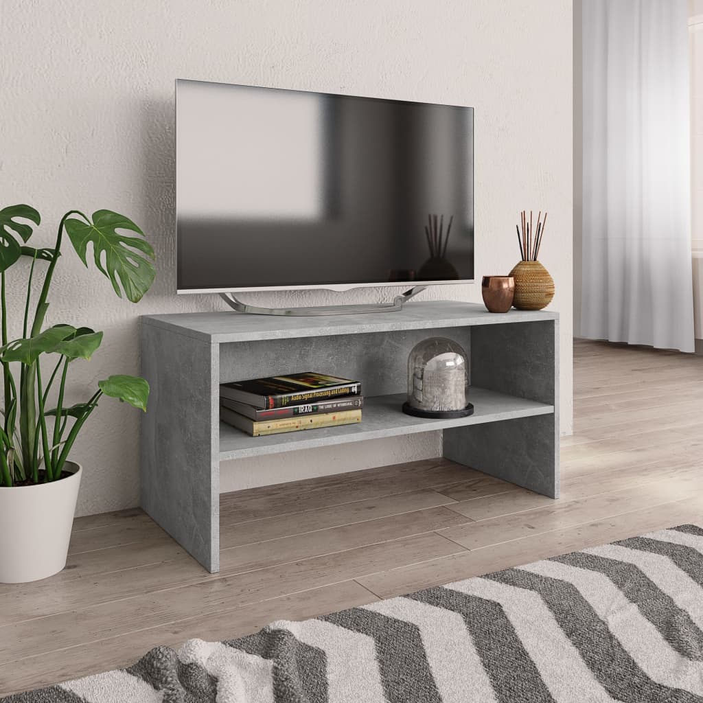 Meuble TV 80x40x40 cm en bois travaillé