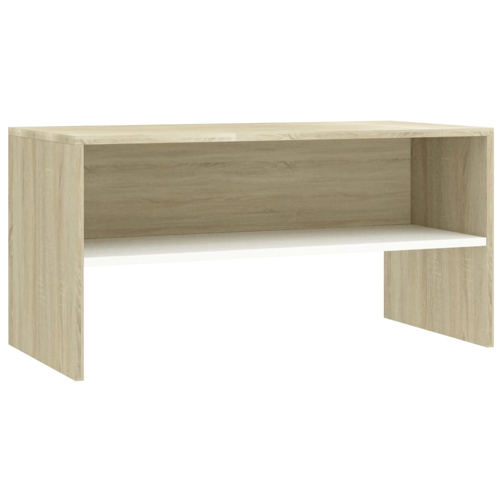 Tv-meubel 80x40x40 cm bewerkt hout