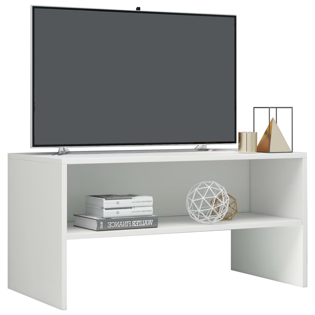 Tv-meubel 80x40x40 cm bewerkt hout grijs sonoma eikenkleurig