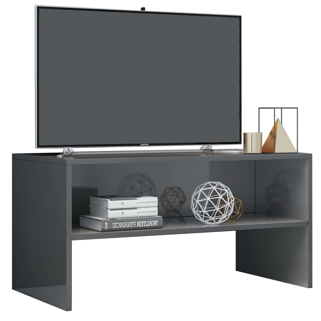 Tv-meubel 80x40x40 cm bewerkt hout grijs sonoma eikenkleurig