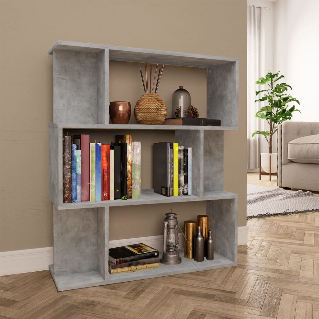 Boekenkast/kamerscherm 80x24x96 cm bewerkt hout