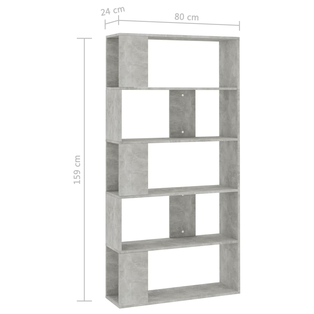 Boekenkast/kamerscherm 80x24x159 cm