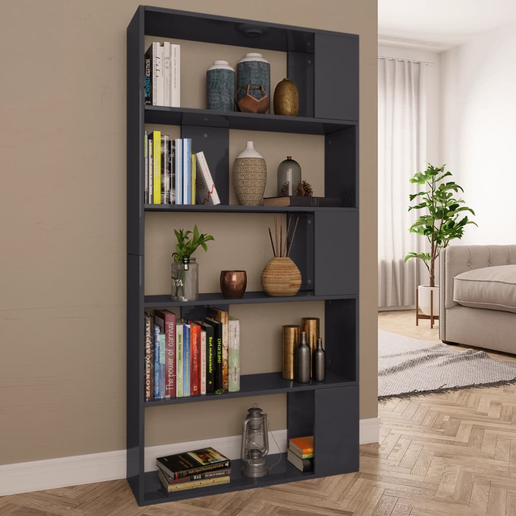 Boekenkast/kamerscherm 80x24x159 cm bewerkt hout