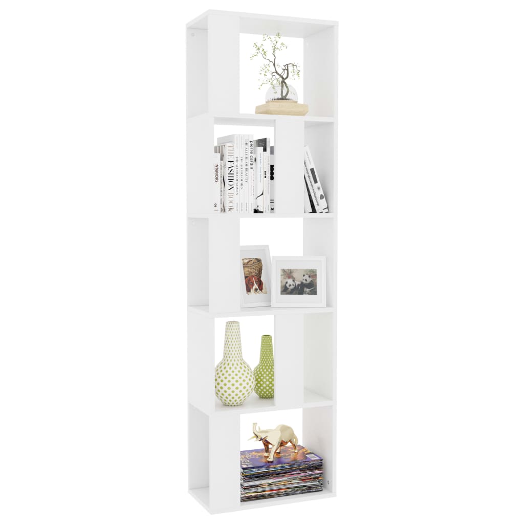 Boekenkast 45x24x160 cm bewerkt hout