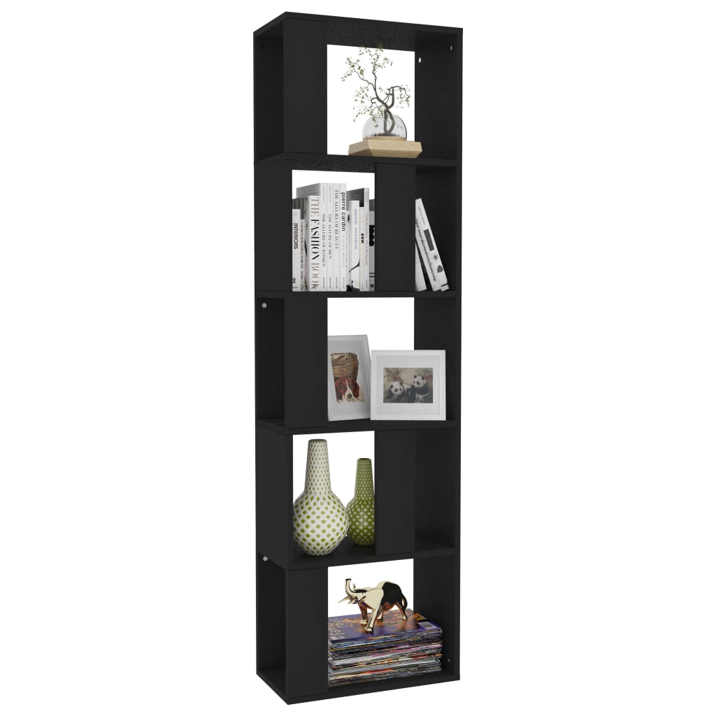 Boekenkast 45x24x160 cm bewerkt hout