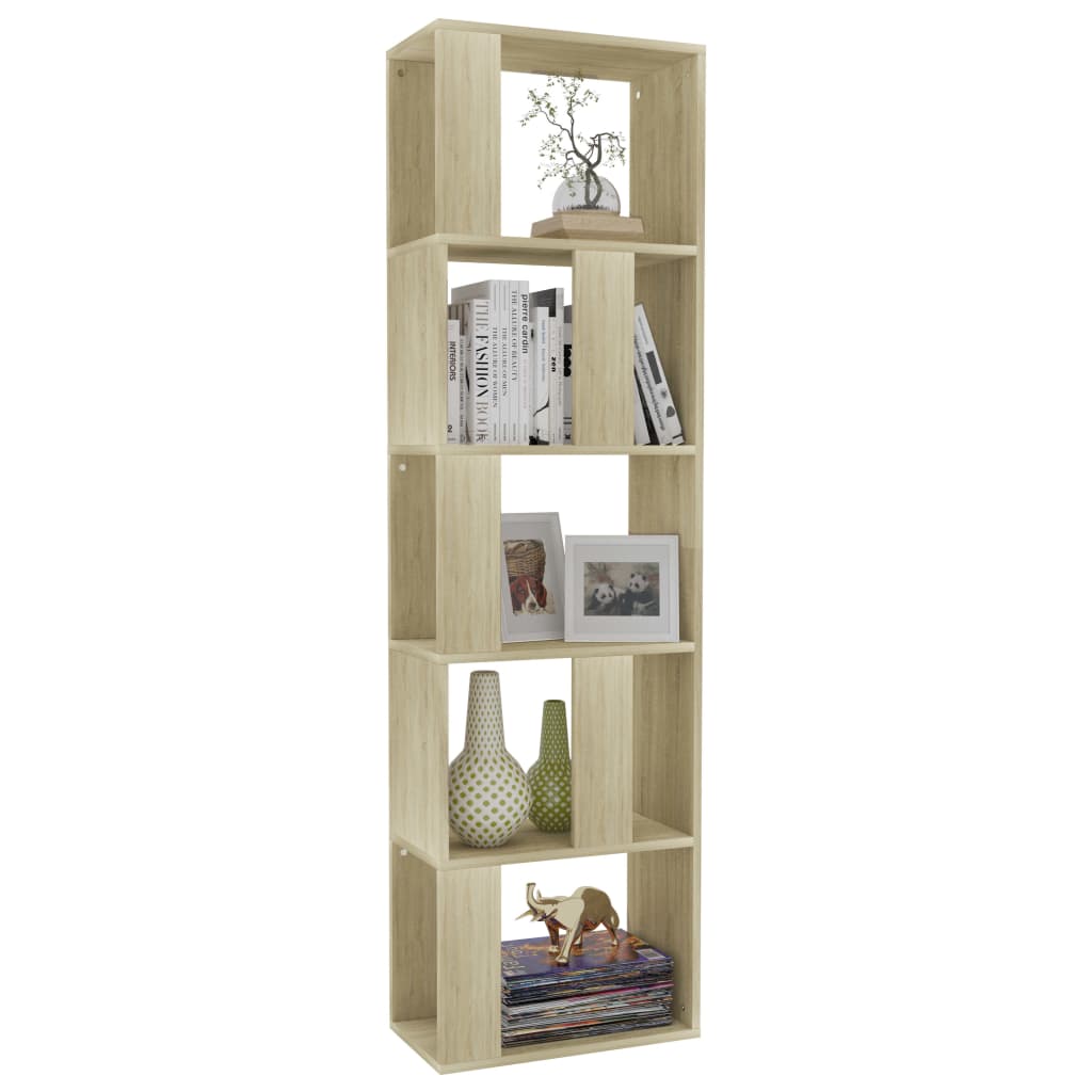 Bibliothèque 45x24x160 cm en bois travaillé