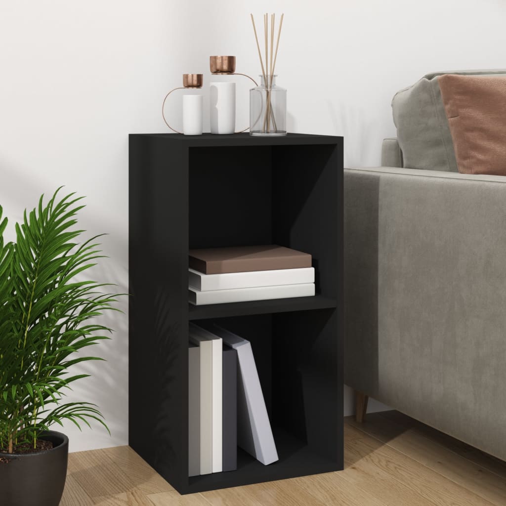 Coffret de rangement pour vinyles 71x34x36 cm en dérivé du bois