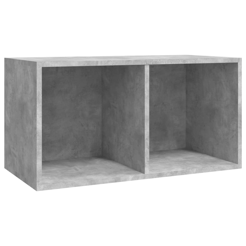 Coffret de rangement pour vinyles 71x34x36 cm en dérivé du bois