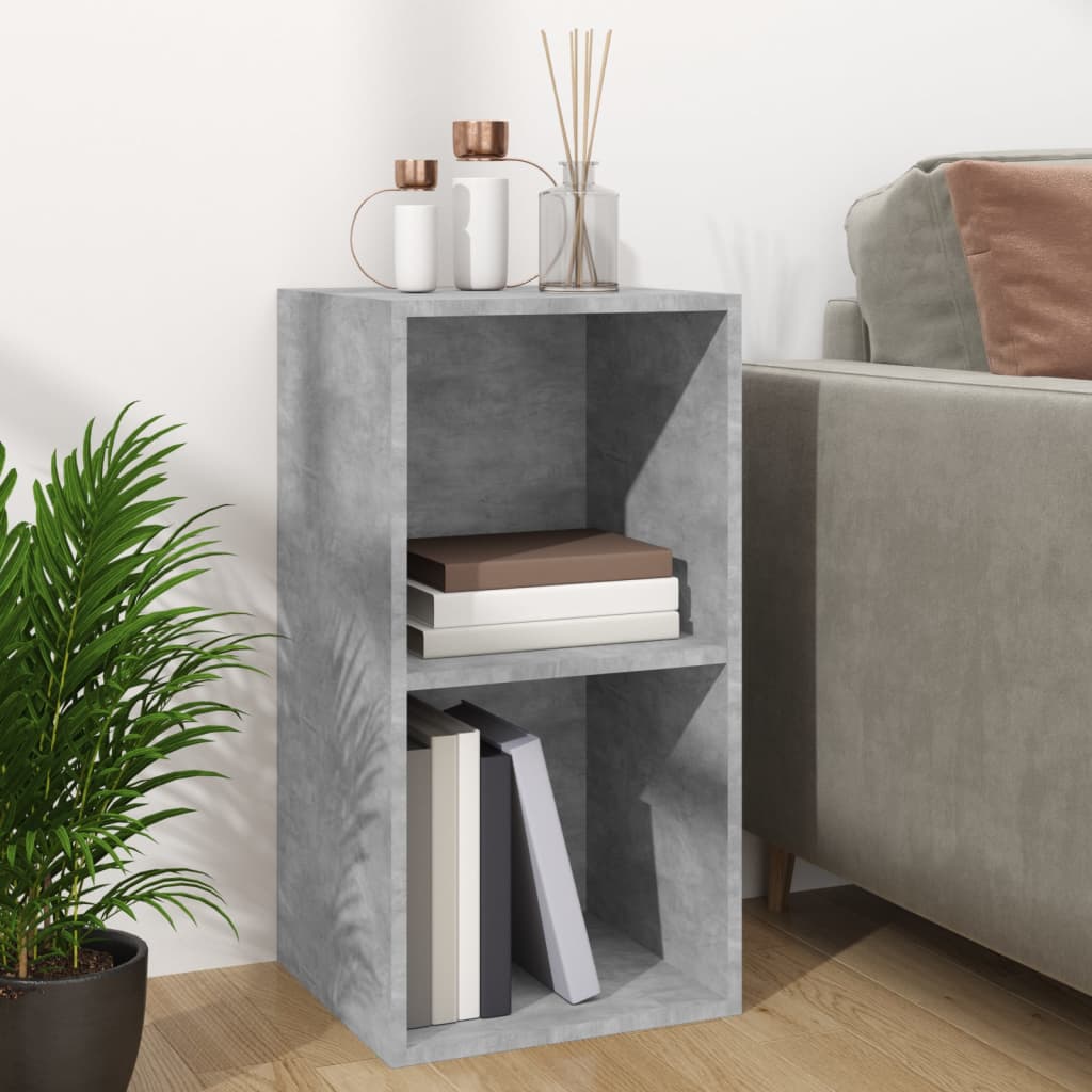 Coffret de rangement pour vinyles 71x34x36 cm en dérivé du bois