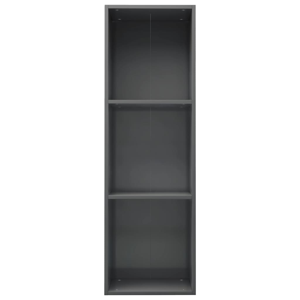 Bibliothèque/meuble TV 36x30x114 cm bois gris chêne sonoma