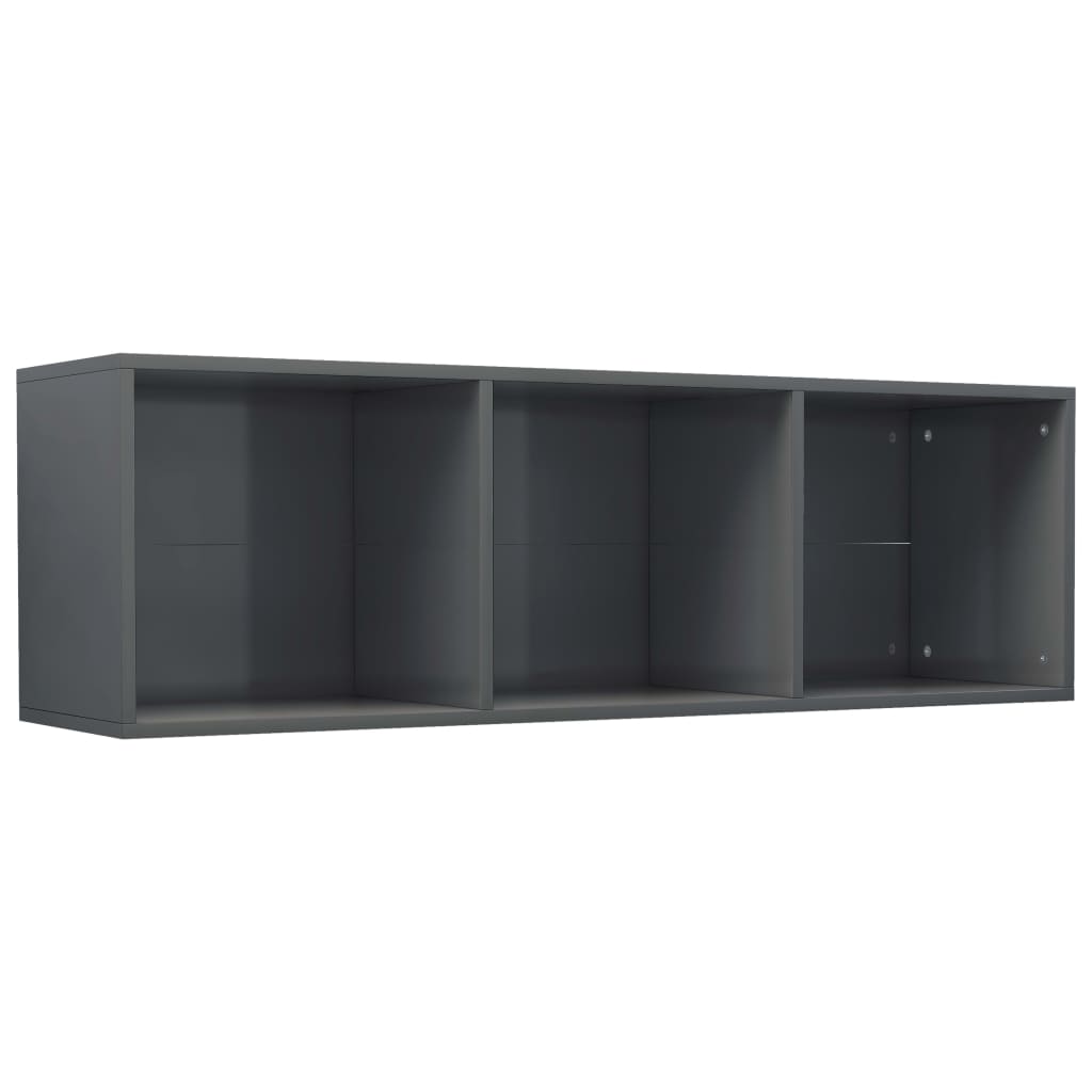 Bibliothèque/meuble TV 36x30x114 cm bois gris chêne sonoma