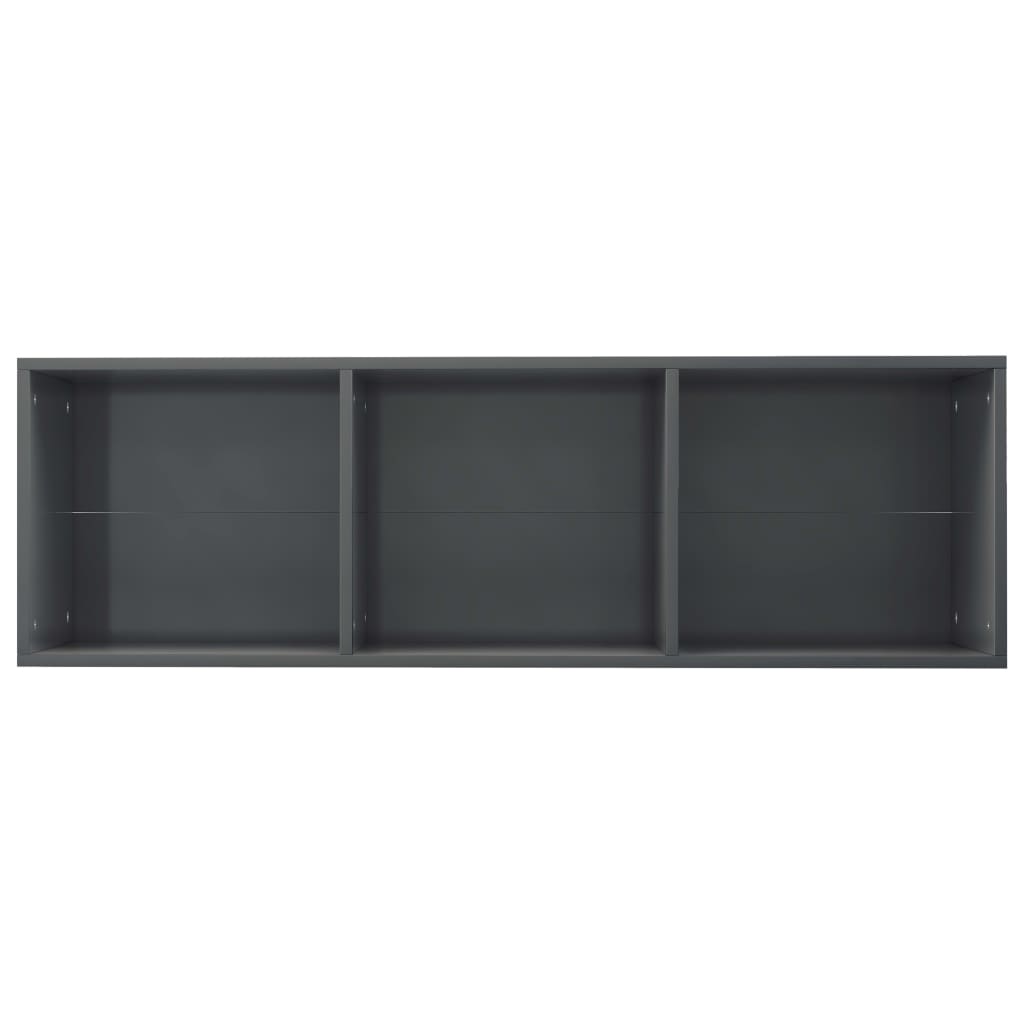 Bibliothèque/meuble TV 36x30x114 cm bois gris chêne sonoma