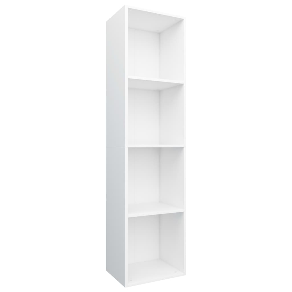 Boekenkast/tv-meubel 36x30x143 cm bewerkt hout