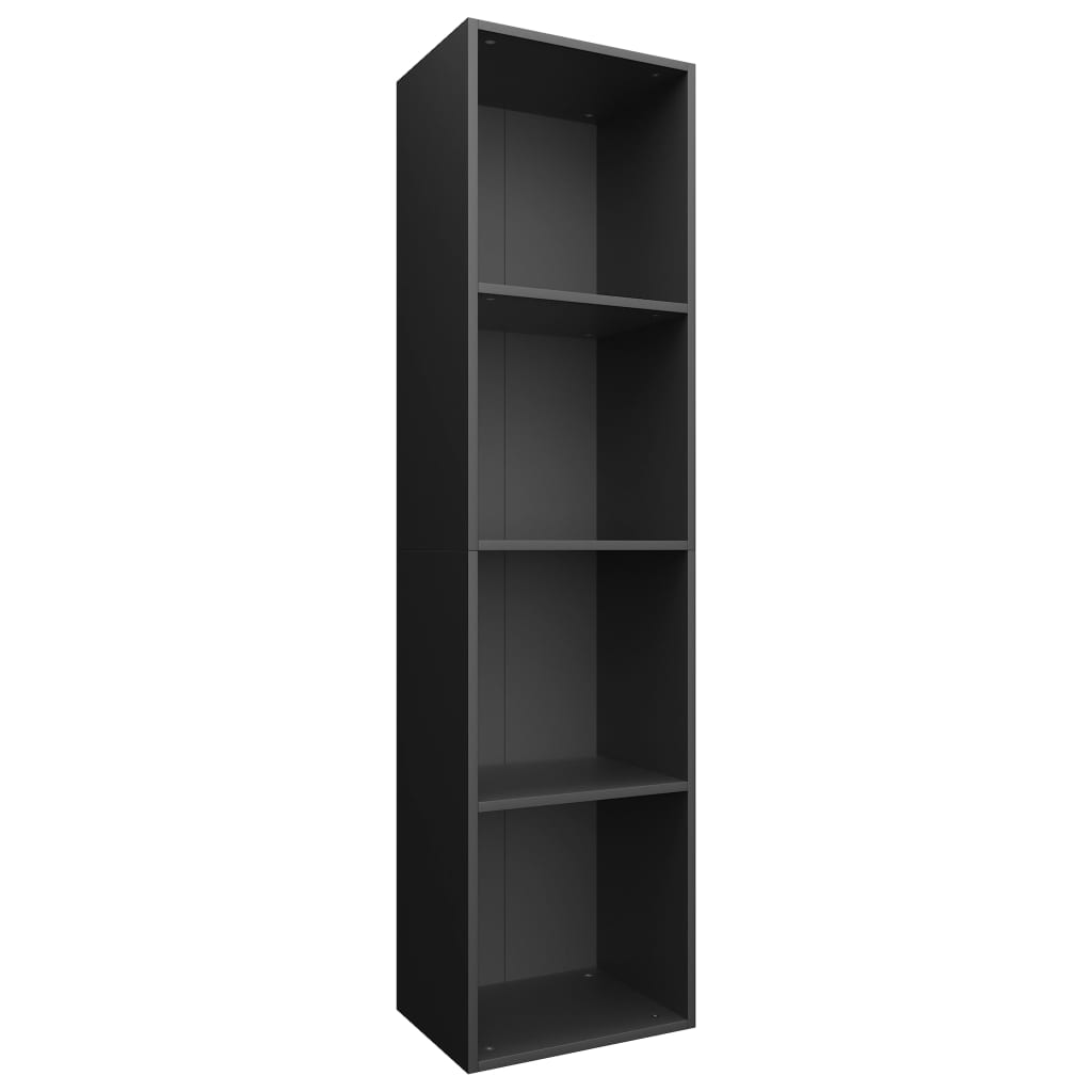 Boekenkast/tv-meubel 36x30x143 cm bewerkt hout