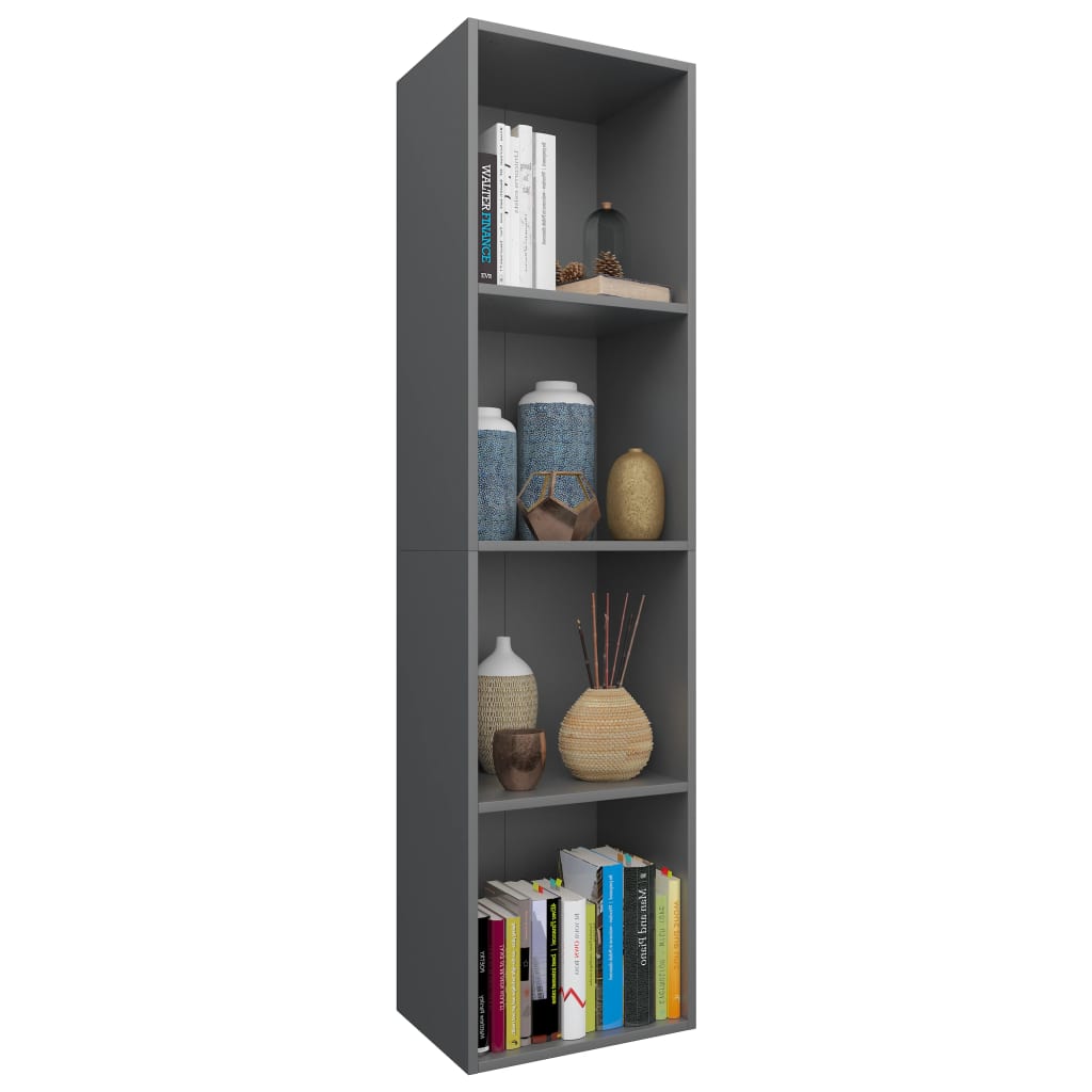 Boekenkast/tv-meubel 36x30x143 cm bewerkt hout