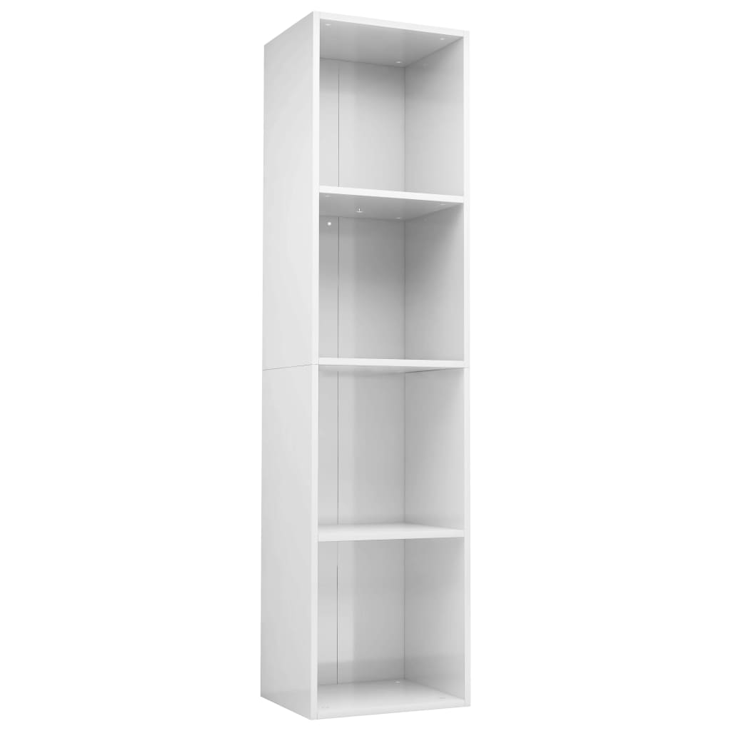 Boekenkast/tv-meubel 36x30x143 cm bewerkt hout