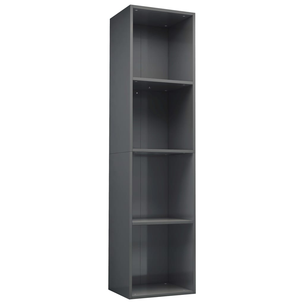 Boekenkast/tv-meubel 36x30x143 cm bewerkt hout