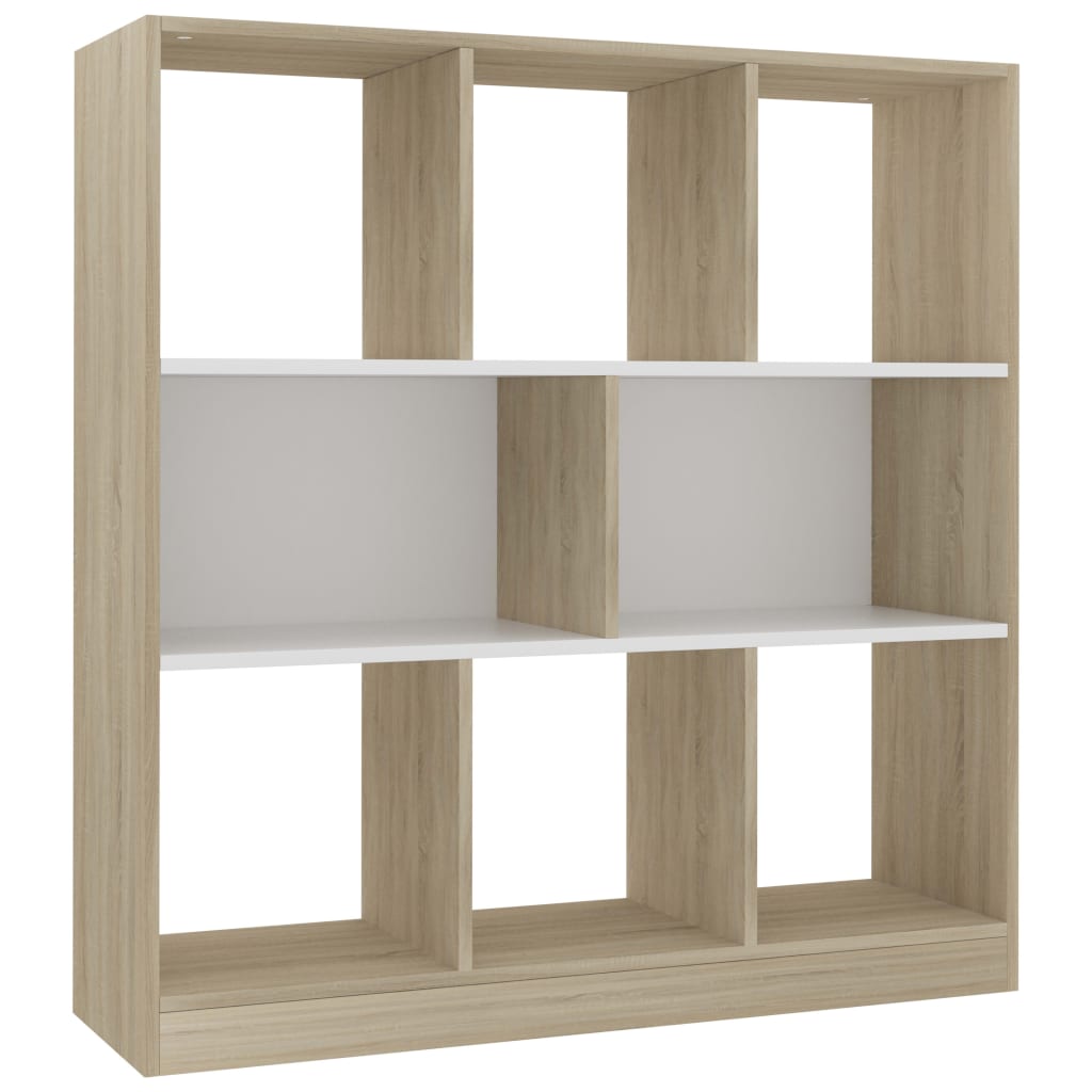 Bibliothèque 97,5x29,5x100 cm en bois travaillé