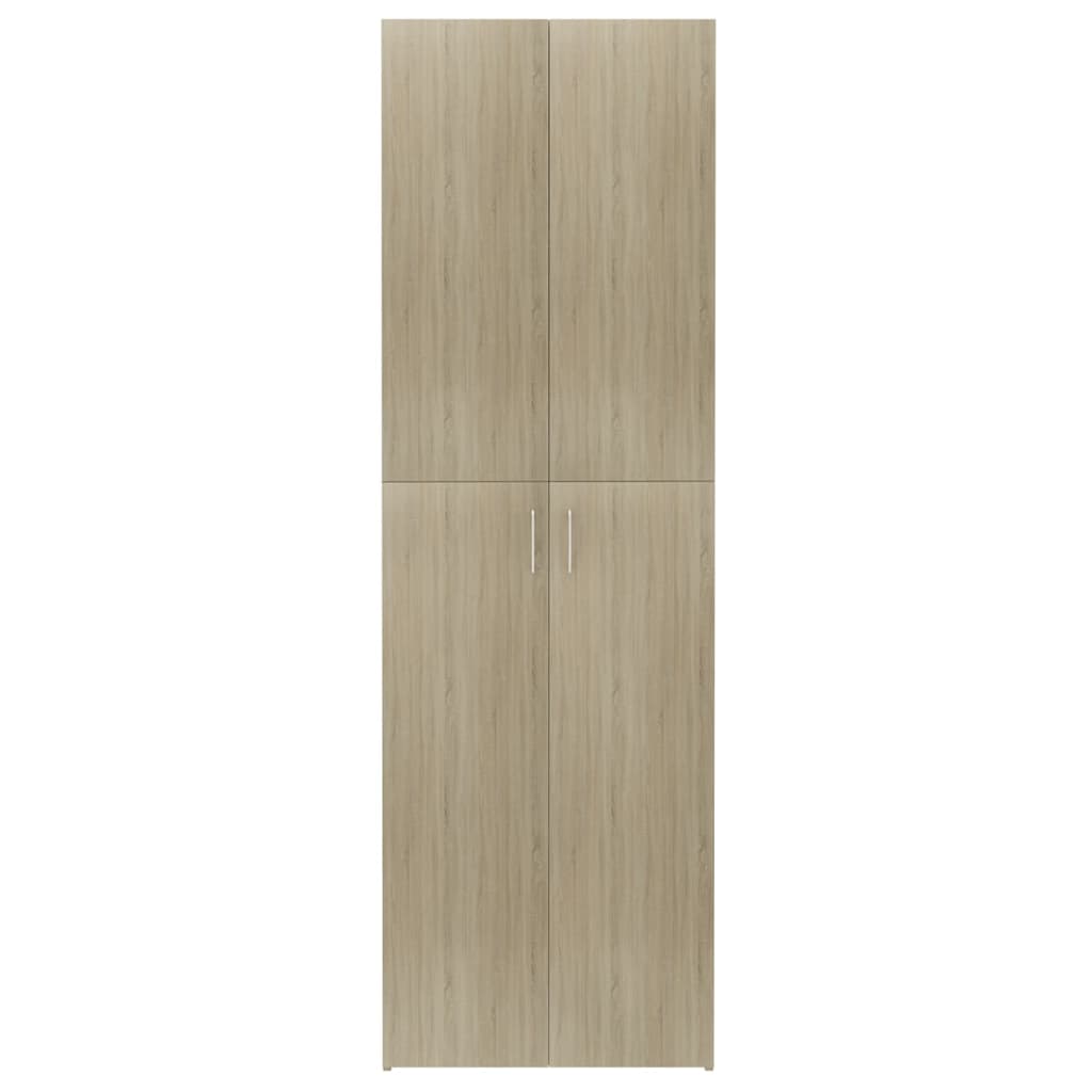 Archiefkast 60x32x115 cm bewerkt hout