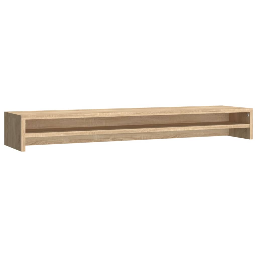 Monitorstandaard 100x24x13 cm bewerkt hout